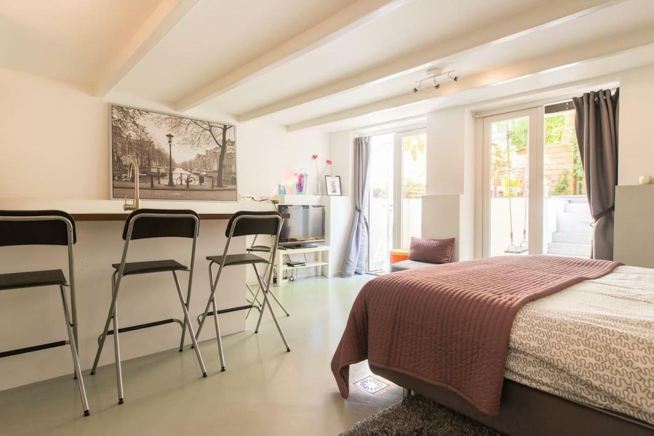 אמסטרדם Quiet Apartment For 4 At Park In Center מראה חיצוני תמונה